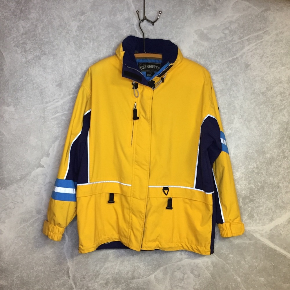 VTG Yellow Obermeyer Ski Jacket